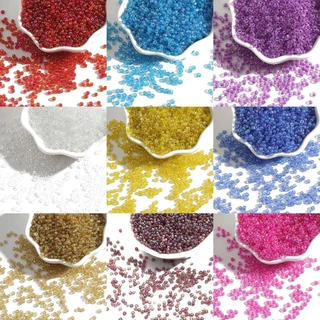 150-1000 ชิ้น 2/3/4 มิลลิเมตรรอบภาษาเช็คคําแก้ว Seed Spacer ลูกปัดสําหรับเครื่องประดับทํา DIY ต่างหูสร้อยข้อมือสร้อยคอ