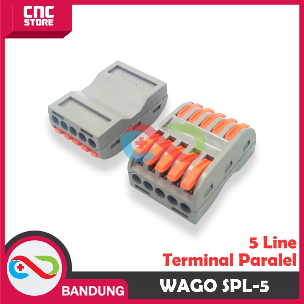 TERMINAL PARALLEL 5 LINE CONNECTOR CONNECTOR BLOCK WAGO SPL-5