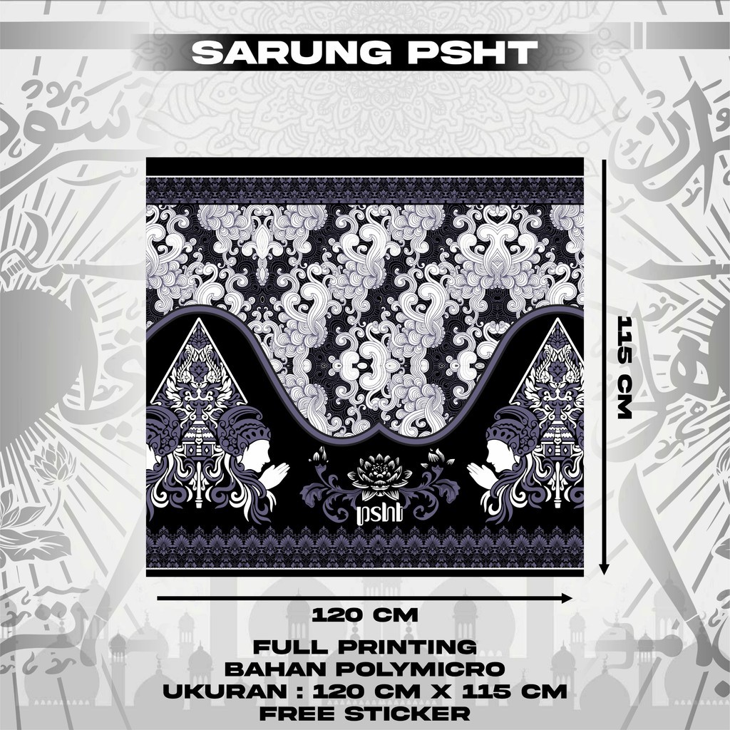 PSHT Batik Sarong Full Printing พรีเมี่ยมล่าสุด By Psht Shop AGQ