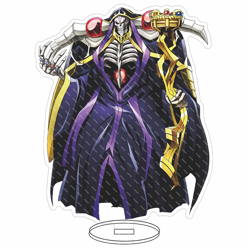 ฟิกเกอร์อะคริลิคของ Overlord Undead King Bone Aotian Yaer Bed