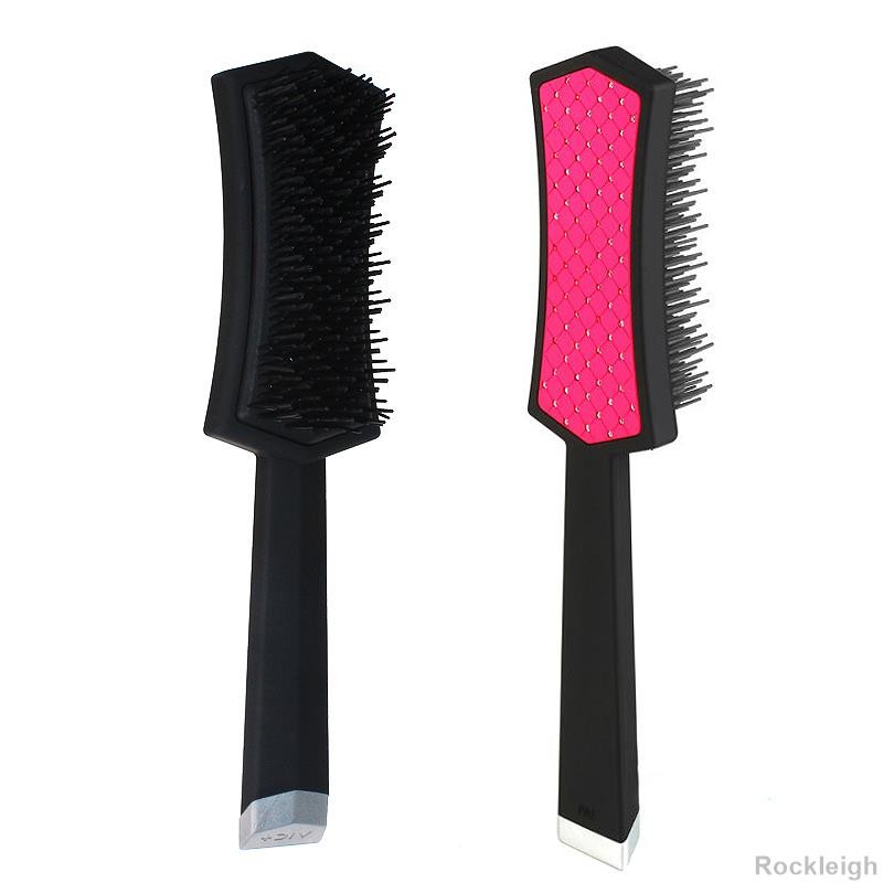 Swarovski Crystal Magic Comb Magic Smoothing Comb ผมไม่มีนอตนวดหวีไม่มีความเสียหายให้กับหวียืดผม