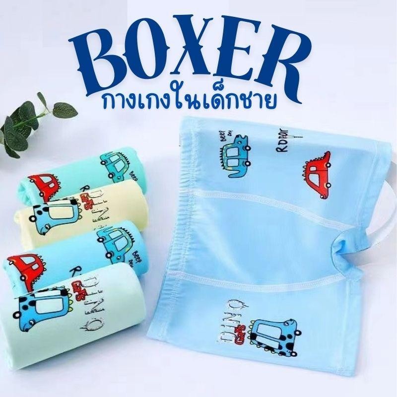 แพ็ก 5 ชิ้นสุดคุ้ม! กางเกงในเด็กชาย ทรง Boxer สำหรับเด็ก 1-8 ขวบ ผ้านิ่ม ใส่สบาย ไม่ม้วนขอบ ระบายอากาศดี Y30 รูปที่ 6
