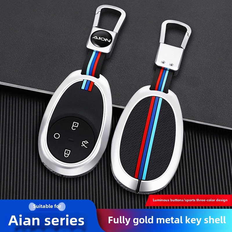 เคสกุญแจรถยนต์วัสดุโลหะสำหรับ AION UT, Aion V plus, AION RT