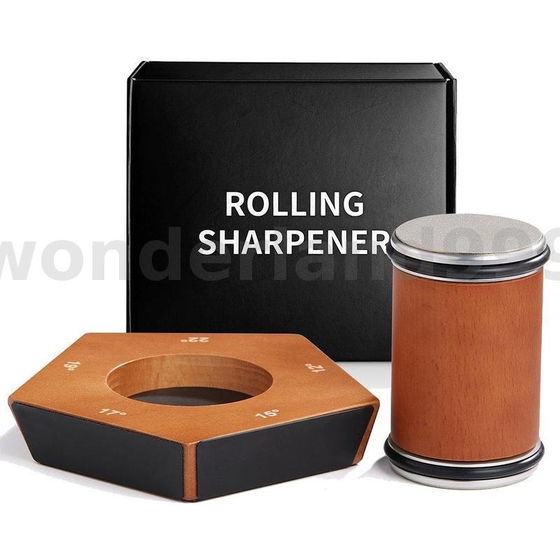 อัพเกรดล้อห้าด้านแม่เหล็ก Knife0 Sharpener Roller Sharpener Whetstone