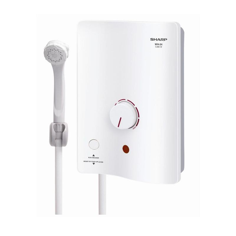 SHARP เครื่องทำน้ำอุ่น 3500W รุ่น WH-34