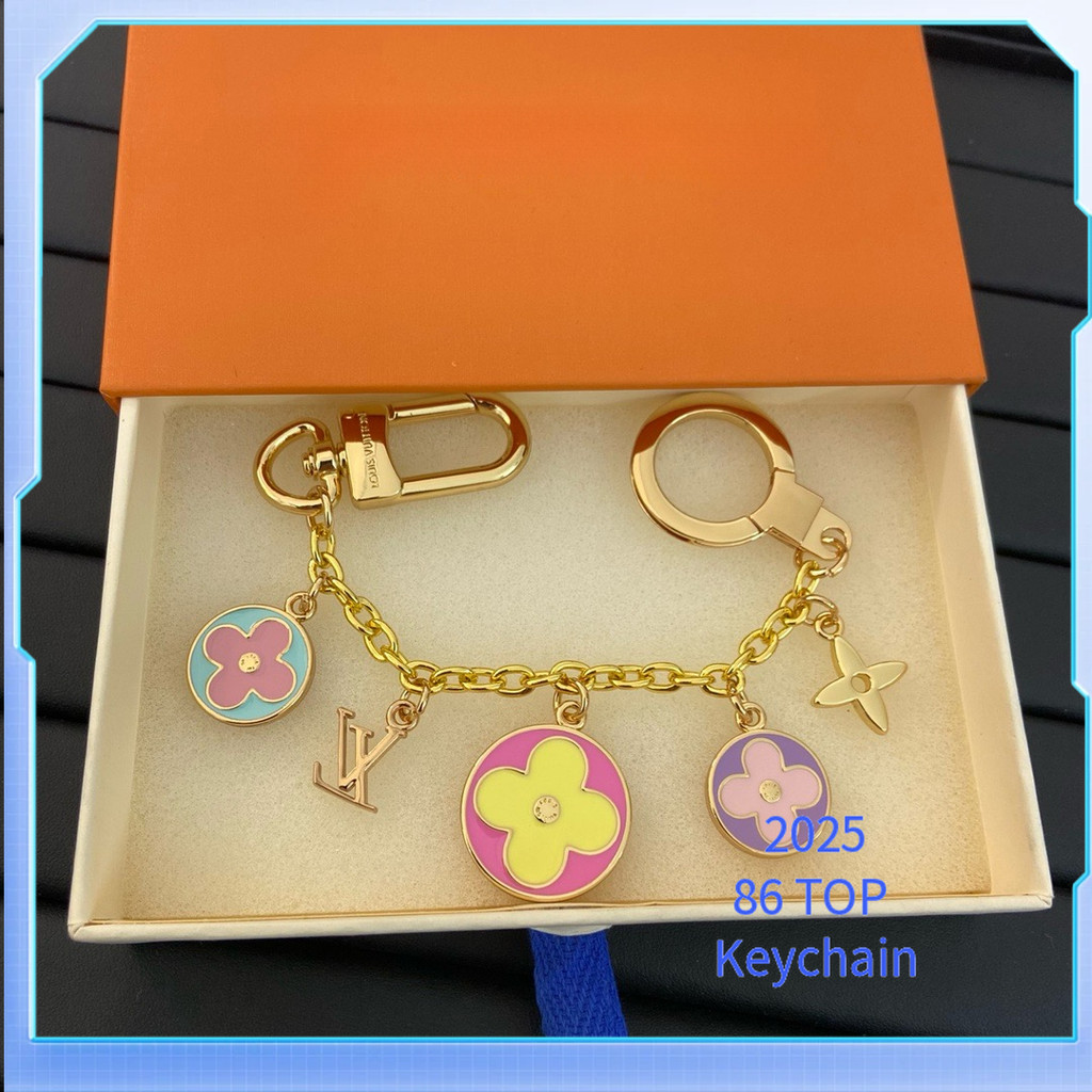 [L-home] สีน้ํามันหยดโคลเวอร์สี่ใบจี้กระเป๋า charm อุปกรณ์เสริมพวงกุญแจความงาม/ 53221