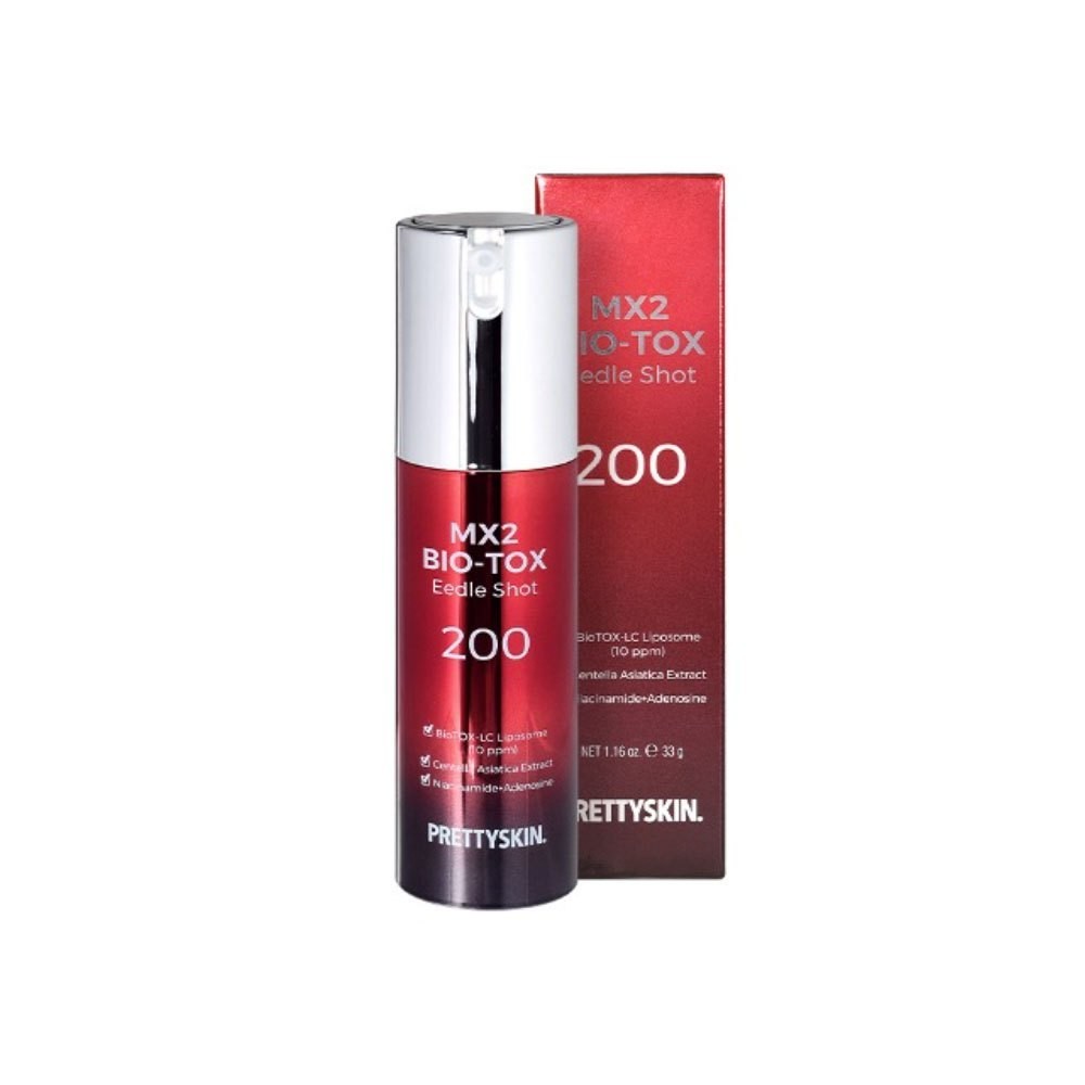 ถูกที่สุด Pretty Skin Mx2 Bio-Tox Eedle Shot 200 ขนาด 33g ช่วยกระชับรูขุมขน ลดเลือนริ้วรอย
