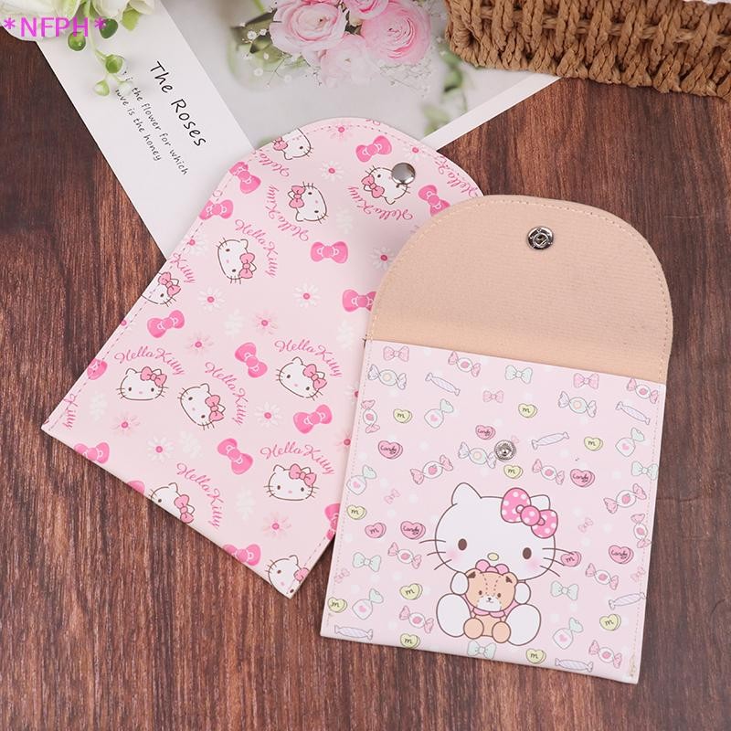 Nfph>sanrio Hello Kitty กระเป๋าผ้าอนามัยผู้หญิง Tampton Organiser กระเป๋า Multi-function หูฟังกระเป๋ากระเป๋าเงินเหรียญใหม่