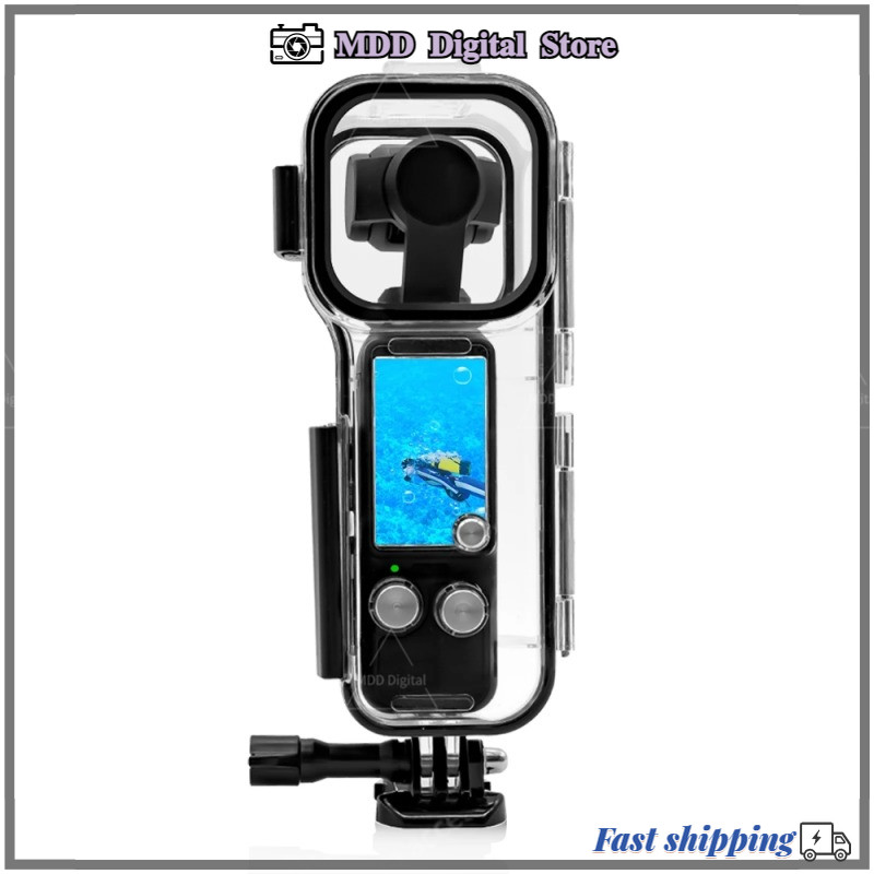 Puluz สําหรับ DJI Osmo Pocket 3 ฝาครอบดําน้ํา 45m ใต้น้ํากันน้ํากรณีดําน้ํา