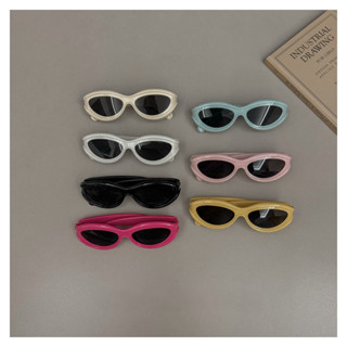 แฟชั่นกรอบวงรีเด็กแว่นกันแดดลูกอมสีเดินทางป้องกันรังสียูวีแว…