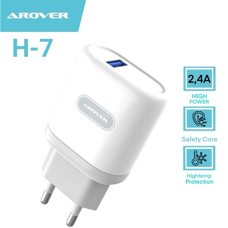 Ho-Ly [AROVER H-7 ] หัวชาร์จชาร์จเร็ว 18W 2.4A สําหรับ ios และ Android ทุกรุ่น (Micro usb และ Type C