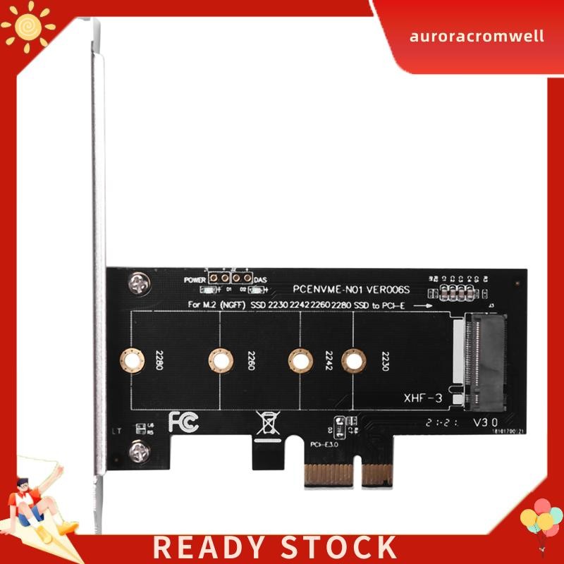 In Stock เพิ่มบนการ์ด PCIE ถึง M2 อะแดปเตอร์ PCI Express 3.0 X1 ถึง NVME SSD M2 PCIE Raiser อะแดปเตอ