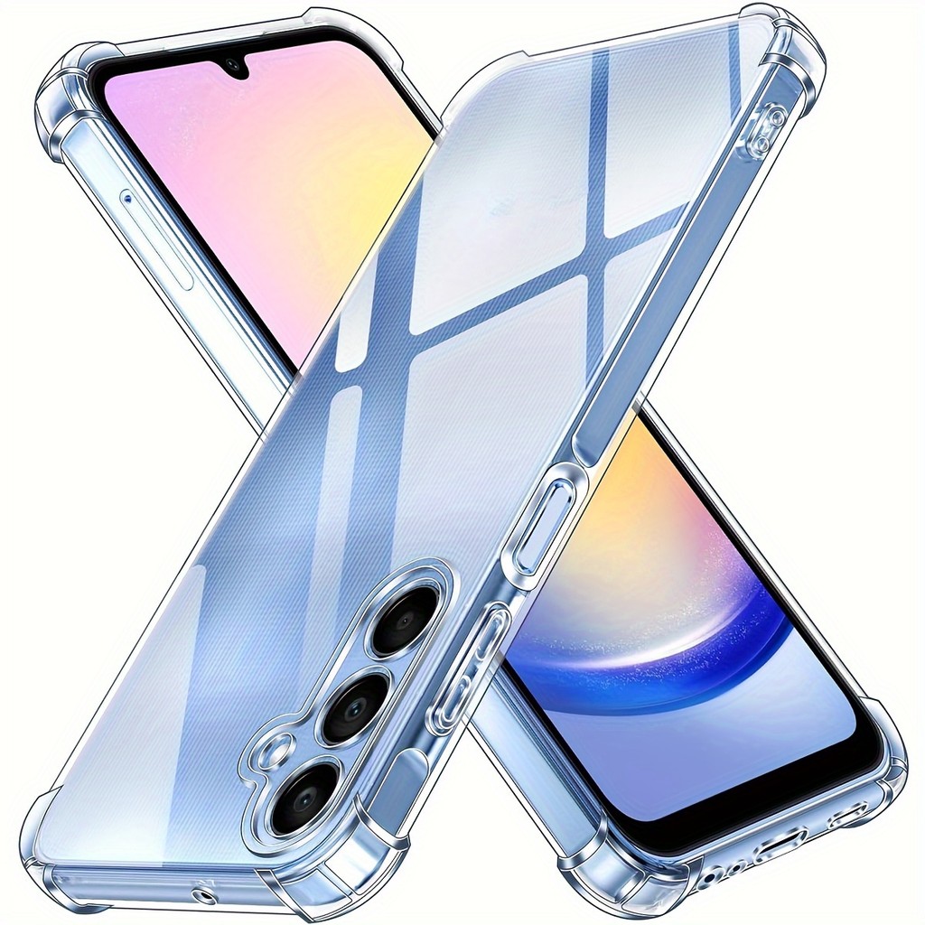 4 มุมป้องกันการล่มสลาย เคส samsung a06 a16 a55 5g a05s s22 s25 a15 a53 a12 a36 a22 s23 fe a14 A02S A
