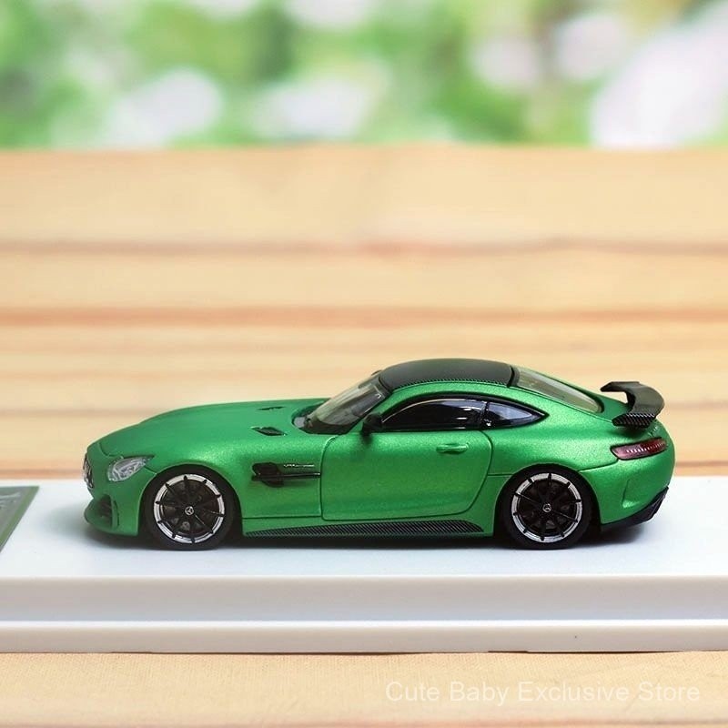 โมเดลรถซุปเปอร์คาร์ MJ1:64 Mercedes AMG GTR โลหะผสม จำลอง พร้อมส่ง