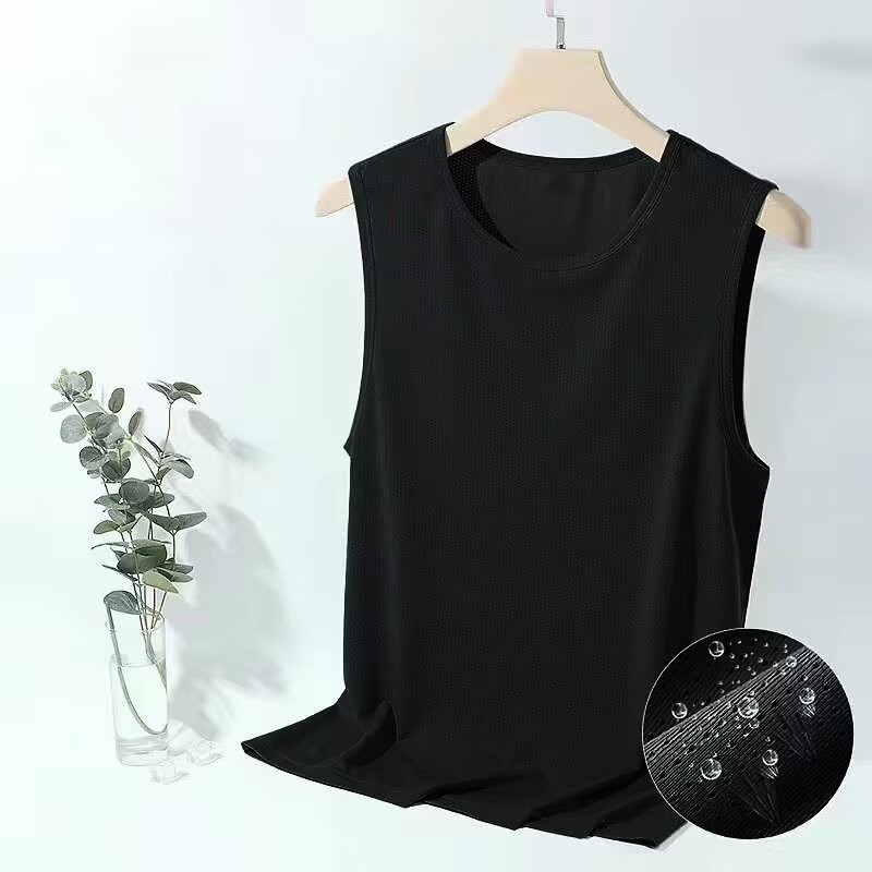 Muse Harbor Round Neck Mens Summer Cool Sports เสื้อกล้ามแขนกุด