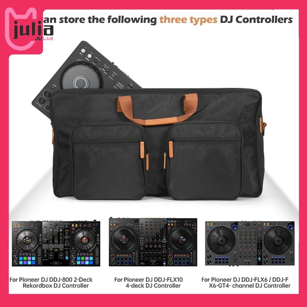 [Julia1.th] กระเป๋าเก็บเครื่องเล่นดีเจ กันฝุ่น สําหรับ Pioneer DJ DDJ-800 DDJ-FLX104 FLX6