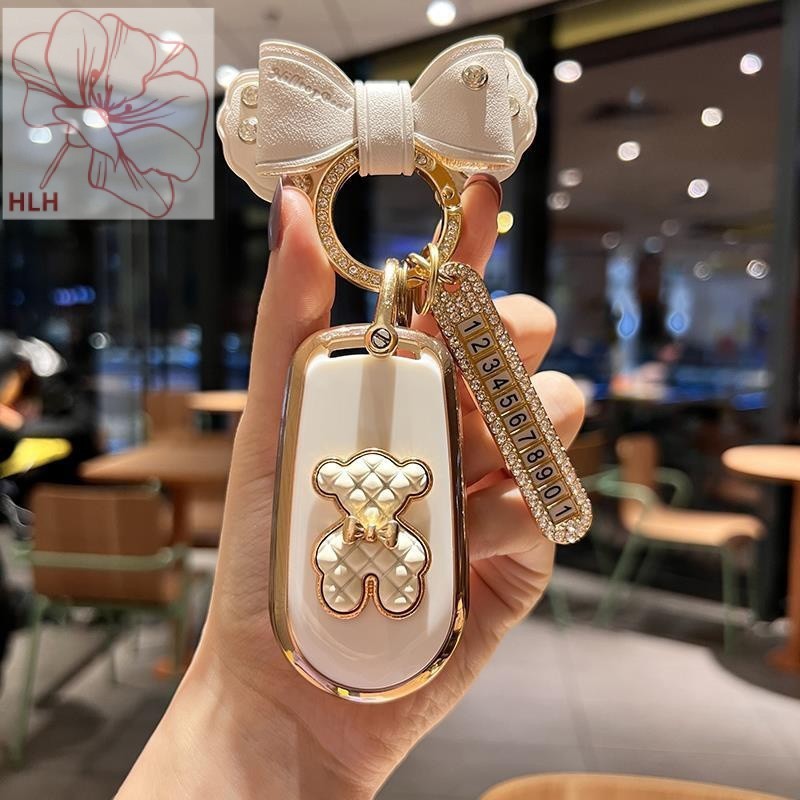 Euler เคสกุญแจแมวดีสำหรับผู้หญิงน่ารัก2024รุ่น Great Wall Euler แมวดี GT เคสป้องกันรถเคสกุญแจกระเป๋า