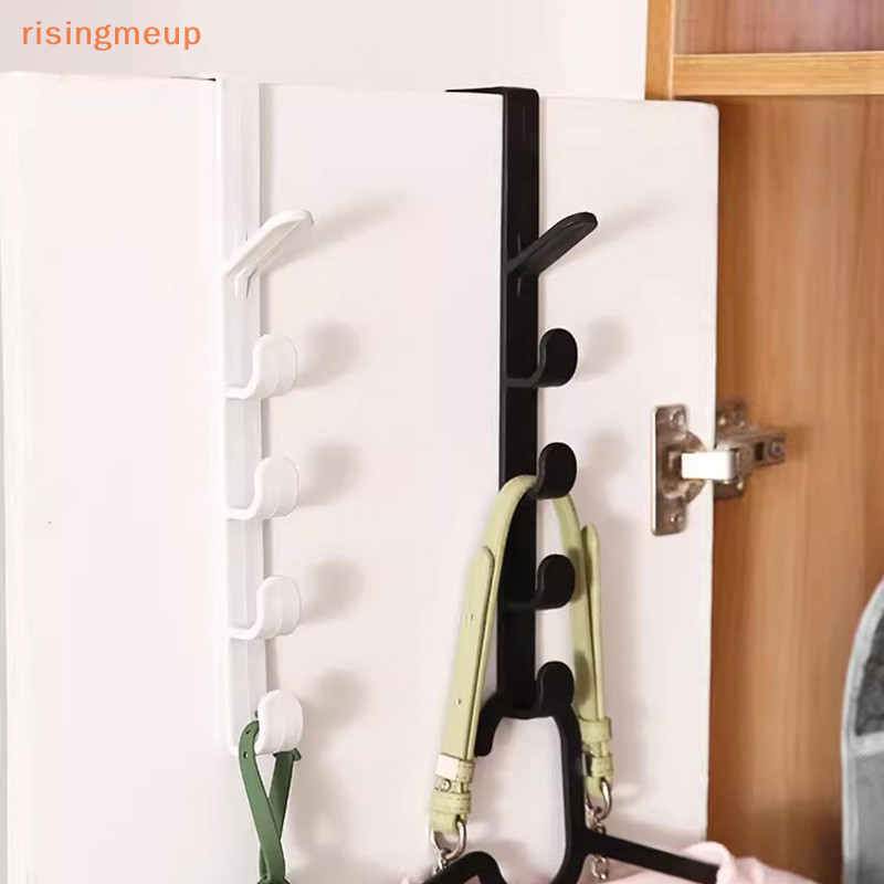 [เพิ่มขึ้น] ห้าส่วน ประตูตะขอเสื้อกระเป๋าผ้าขนหนูผมวงผู้ถือที่ไร้รอยต่อบ้านห้องนอนจัดเก็บองค์กรพลาสติกสีที่บริสุทธิ์แร็ค - รูปที่ 2