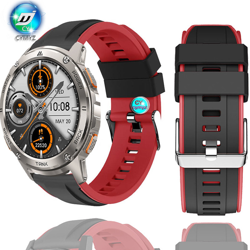 สายนาฬิกาข้อมือซิลิโคน สําหรับ kospet tank t3 Smart Watch t3