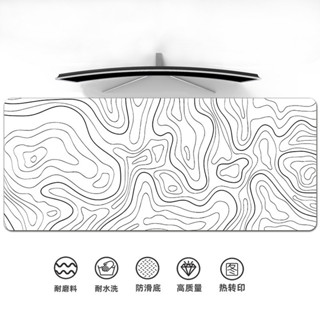 แผ่นยางรองเมาส์ แผ่นรองเมาส์ แผ่นรองเมาส์ขนาดใหญ่ แบบยาง กัน…