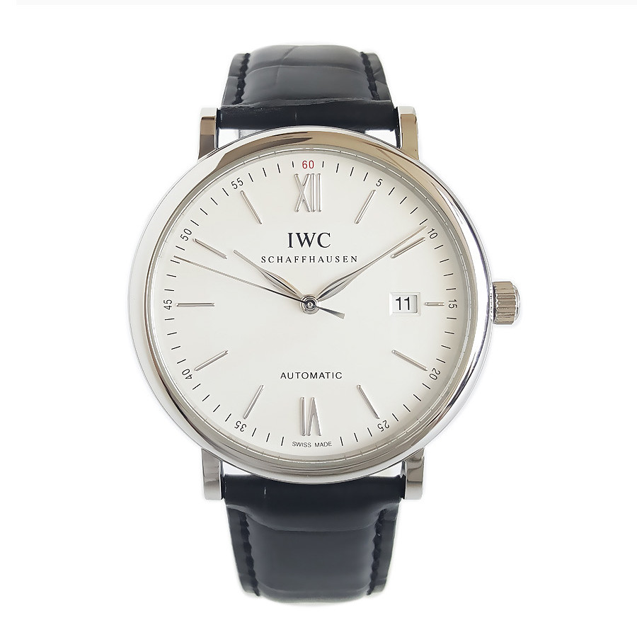 Iwc IWC นาฬิกาผู ้ ชาย Botao Fino Series Stainless Steel Date Automatic Mechanical Watch IW356501