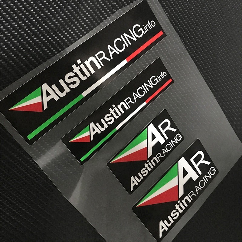 【AUSTIN】AUSTIN Racing ดัดแปลง GP สติกเกอร์สะท้อนแสง