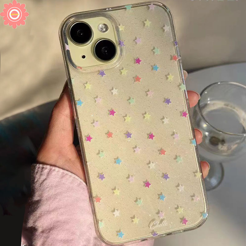 แฟชั่นสร้างสรรค์สีสันประกายดาวสร้อยข้อมือสําหรับ IPhone 17 16 15 11 14 13 12 Pro Max Air 7Plus 17 15 14 8 7 6s Plus X XR XS Max SE Luxury Glitter Powder Case - รูปที่ 5