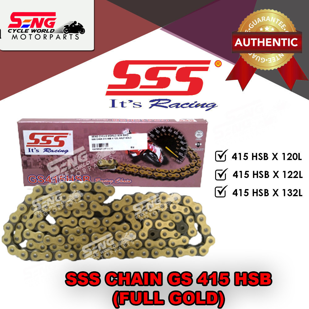 SSS CHAIN GR 415 HSB (ทองเต็ม)