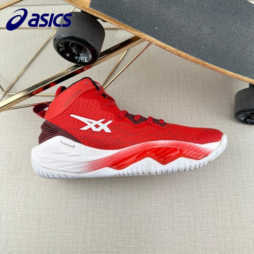 เอสิคส์ Asics Nova Surge 2 Modernized Retro Feel High Top Basketball Shoes รองเท้าวิ่ง รองเท้าฟิตเนส รองเท้าฟุตบอล รองเท