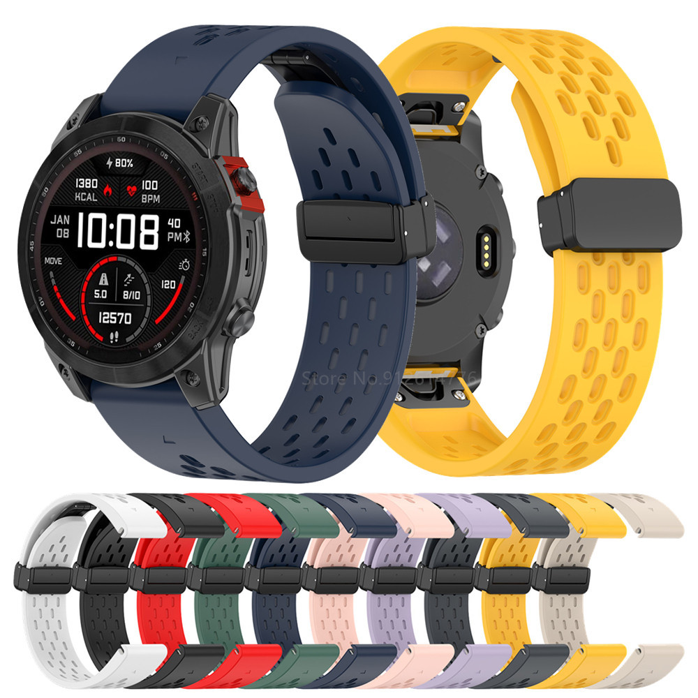 สายนาฬิกาข้อมือซิลิโคน 26 มม. 22 มม. 20 มม. สําหรับ Garmin Fenix 7X 7 7S pro 6X 6 6S 5S 5X Plus Epix pro Gen2 quatix7 pro 47 42 มม.