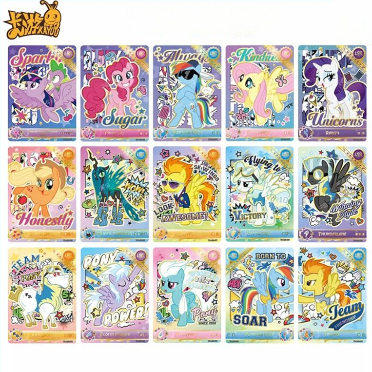 Kayou My Little Pony Pony Kayou Fifth LSR ชุดการ์ดจอยสติ๊ก สีม่วงบีช