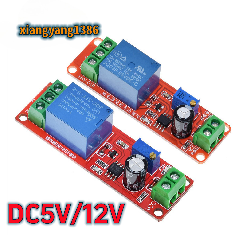 รีเลย์ตั้งเวลารีเลย์ 5V 12V Delay Relay NE555 สําหรับรถยนต์
