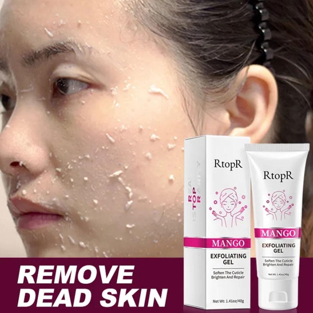 Facial Body Scrub Mango Exfoliating Gel Skin Peeling 50g ครีม Z0Y1