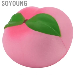 Soyoung ความเครียดบรรเทาบีบของเล่นกลิ่นพีชผลไม้ช้า Rising Soft ของเล่นเด็กบรรเทาของขวัญ