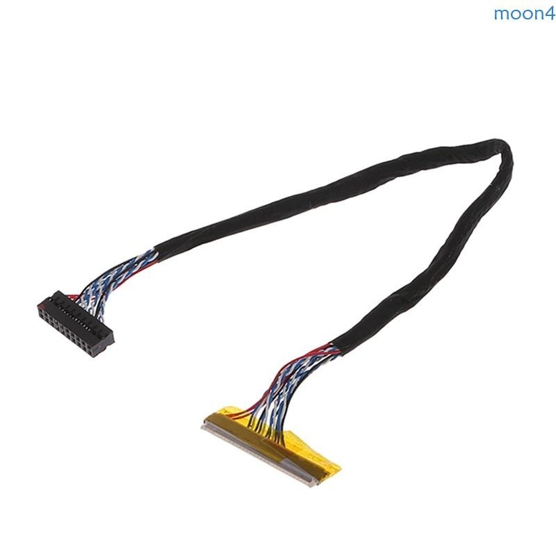 Moon4 Universal FIX 30 Pin 1ch 6bit LVDS สาย 26 ซม . สําหรับ 14 1-15 6 นิ ้ ว LCD แผง