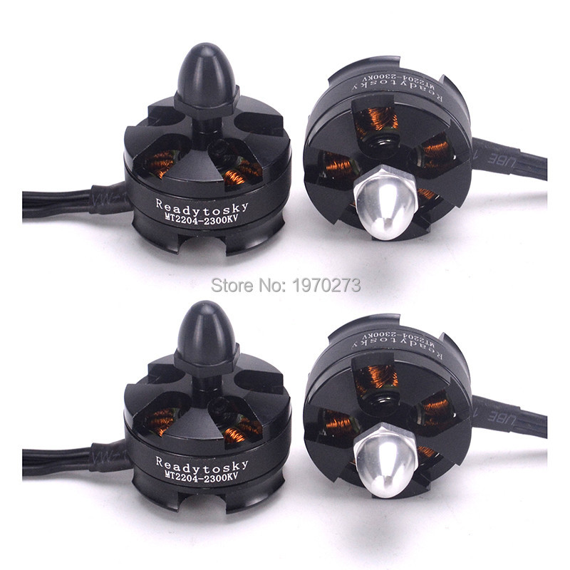 SK 4pcs/lot MT2204 2204 2300KV CW/CCW Brushless Motor For Mini QAV-X 214 250 280MM Quadcopter