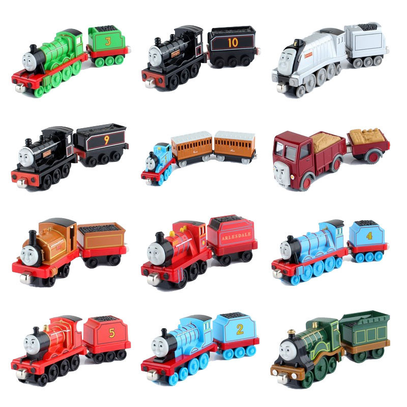 Thomas and Friends Toy Car Donald Douglas Hiro Caitlin Harold Molly Train Set 1:43 Magnetic