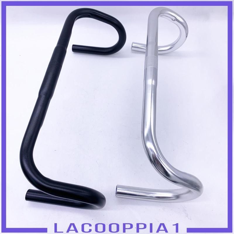 [Lacooppia1 ] Fixed Gear Racing Handlebar Compact Ultralight Rest Bar อลูมิเนียมอัลลอยด ์ 420mm