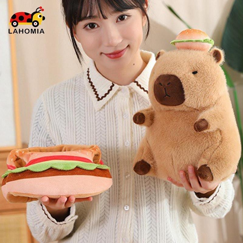 Lahomia Capybara รถตุ ๊ กตา Capybara ของเล ่ นสําหรับครอบครัวเด ็ กผู ้ หญิงของขวัญวันเกิด