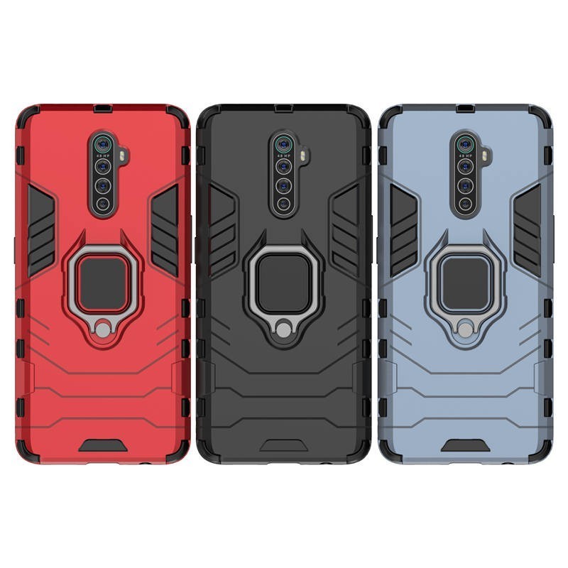 Realme X2 Pro RMX1931 เคสกันกระแทก Kickstand เคสโทรศัพท ์ รูปที่ 2