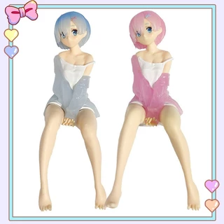 14ซม.อะนิเมะre❅lifeในโลกที ่ แตกต ่ างจากZero Action Figure Kawaii Ram Remนั ่ งลงรูปPVCรุ ่ นของเล ่ นคอลเลกชันตุ ๊ กตาเด ็ กของขวัญ
