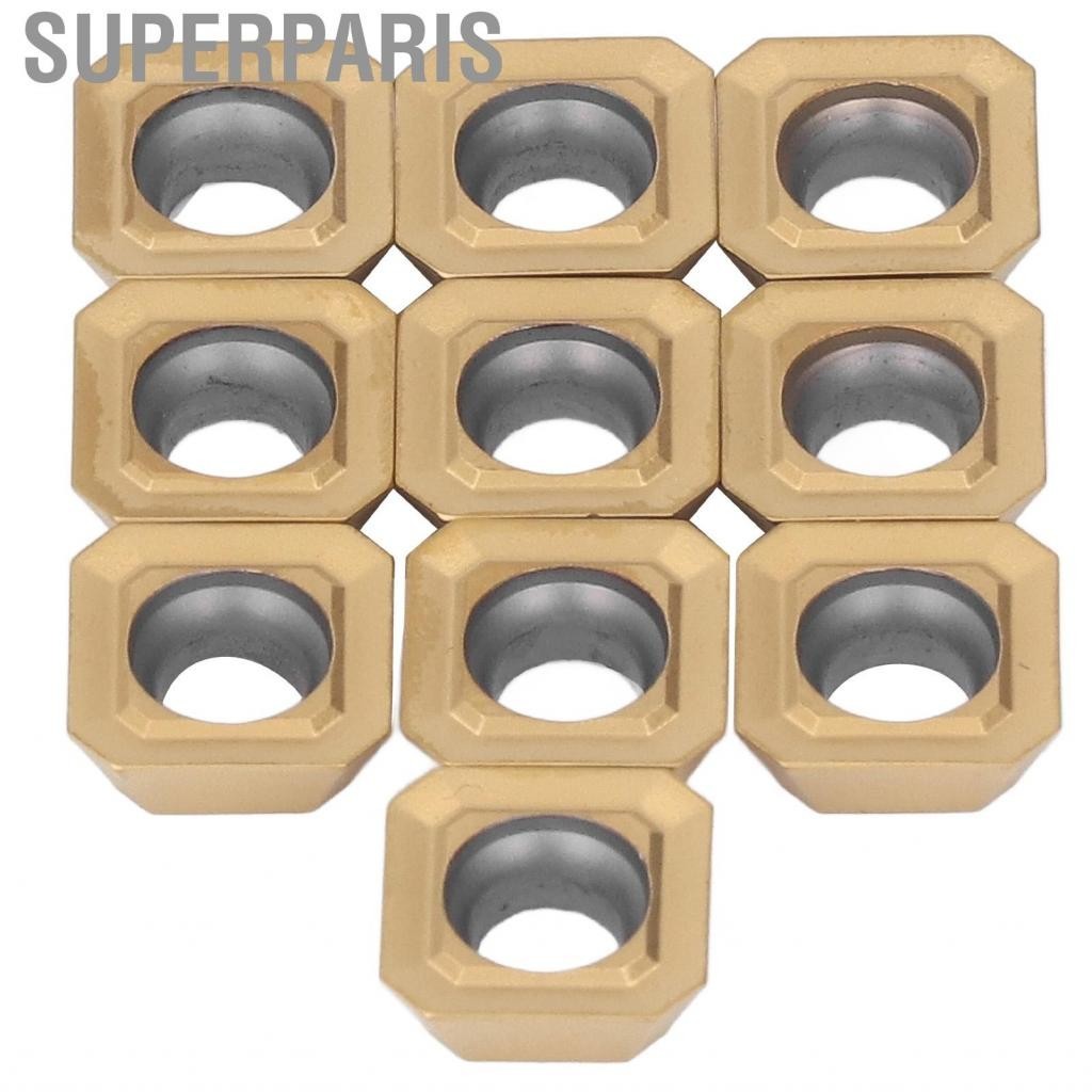 Superparis Steel Machining Inserts  Carbide Milling Insert Coated Good Stability Efficient for Industrial Use
