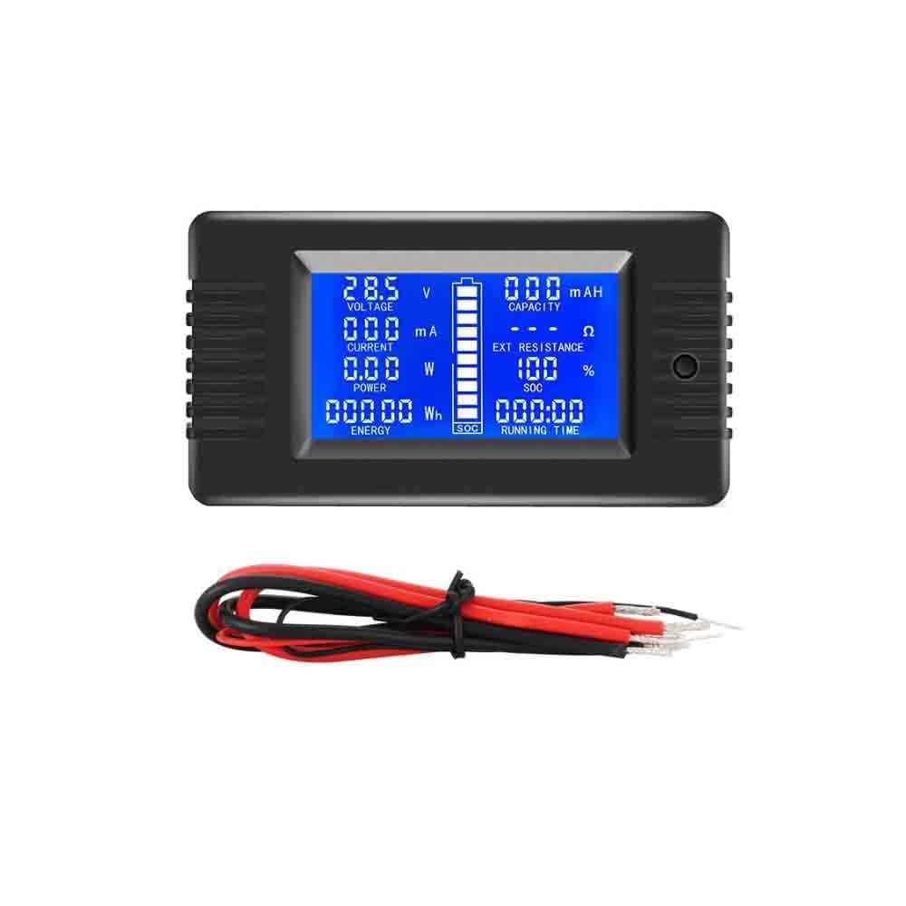 PZEM-015 PZEM-013 DC Voltage and Current Meter ความถี่ภายในและภายนอกความต้านทาน Residual Energy Capa