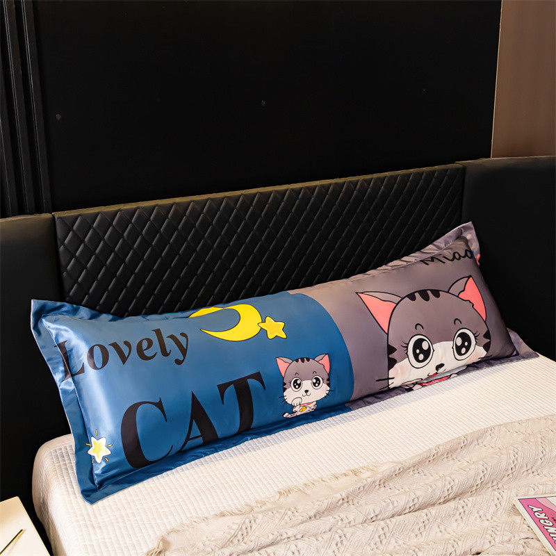 ปลอกหมอนเย็นสบาย การ์ตูนน่ารักสดใส ขนาด 48x120/48x150/48x180 ผ้าใยสังเคราะห์ให้ความเย็น