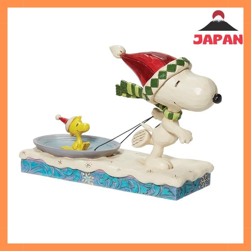 [Direct from Japan][Brand New]Enesco Jim Shore Peanuts Snoopy with Woodstock saucer figurine