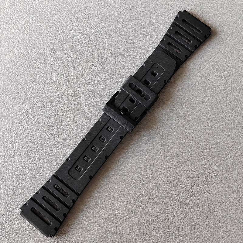 20 มม.สายนาฬิกาซิลิโคนสําหรับ Casio สร้อยข้อมือเครื่องคิดเลขนาฬิกาดิจิตอล W-720 W-722 W-741 WL-100 CA-53W CA53 CA 53 CA-61W ยางนักเรียนผู้ชายผู้หญิงเข็มขัดข้อมือ