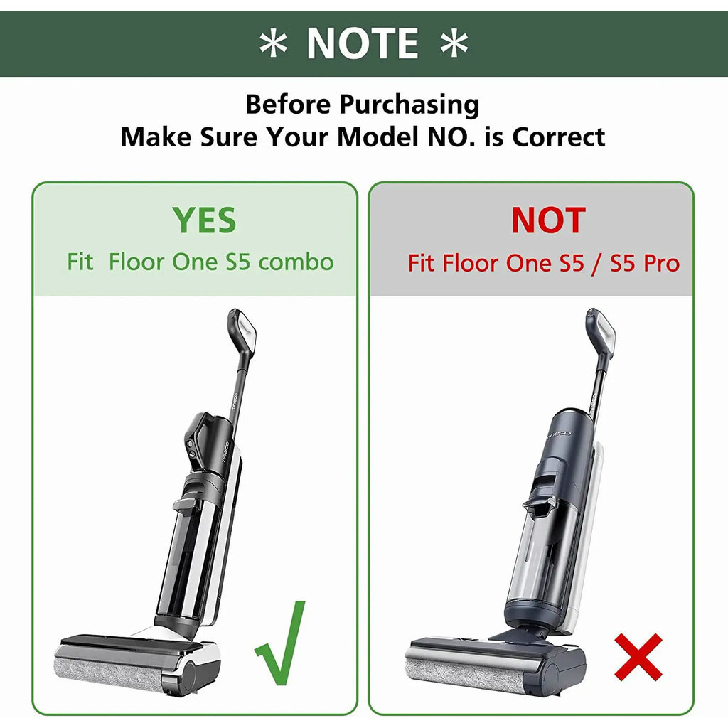 For Tineco Floor ONE S5 Combo Cordless Wet Dry Floor Washer Vacuum Cleaner Set Replacement Brush Roller And Vacuum HEPA Filter Accessories