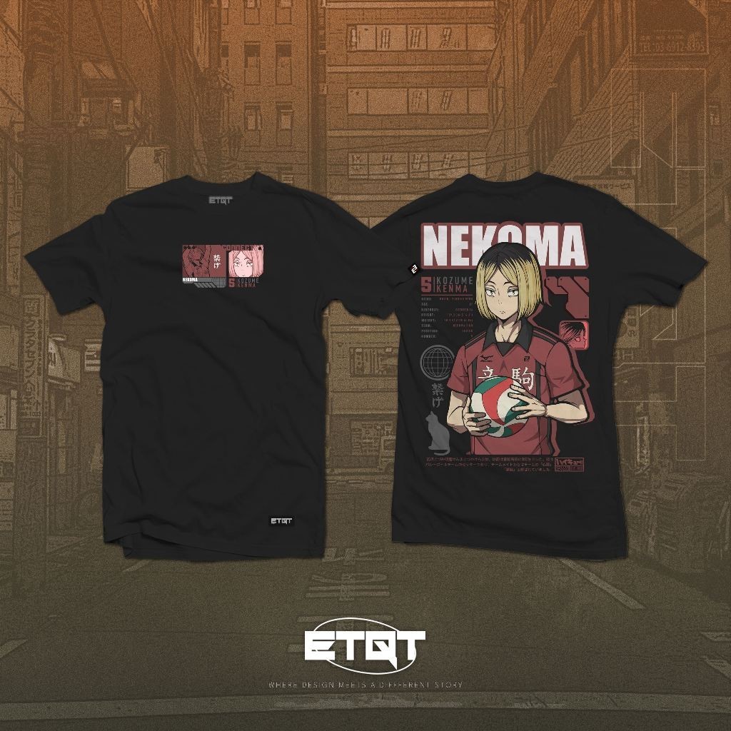 S-5XL Anime Shirt - Unisex - Etiquetta Co. - Haikyuu - Kenma v2