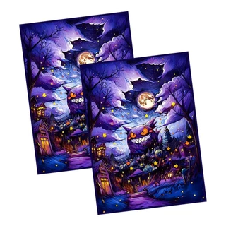 Pokémon Card Sleeves: Gengar PTCG Card Sleeves Starry Sparkle DIY อย่างเป็นทางการแขน WS Tabletop Card Protection Sleeves 66x91 มม.