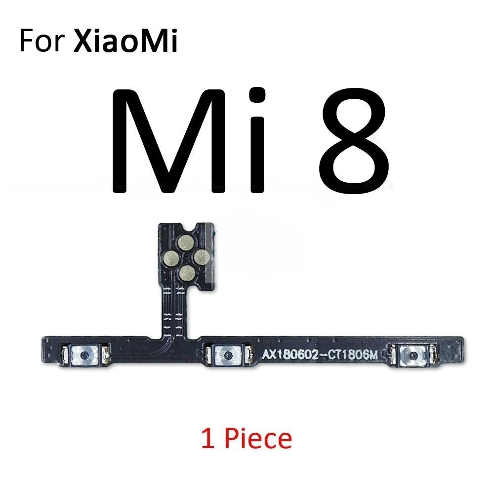 สลับสายแพรปุ่มปรับระดับเสียงสำหรับ Xiaomi Mi 8 Poco F1